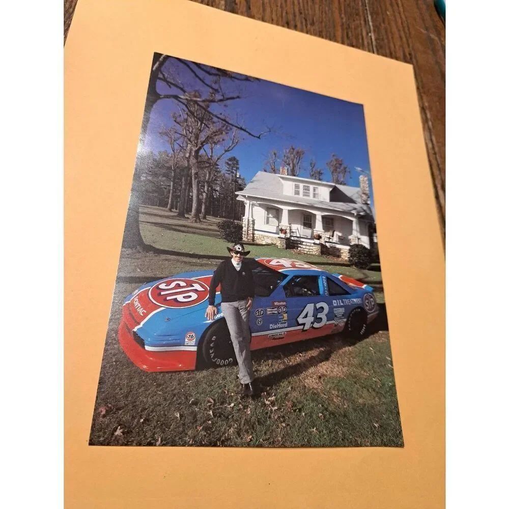 1990 Richard Petty STP Driver Card #43 Pontiac Graphic Image 9x6 Level Cross NC